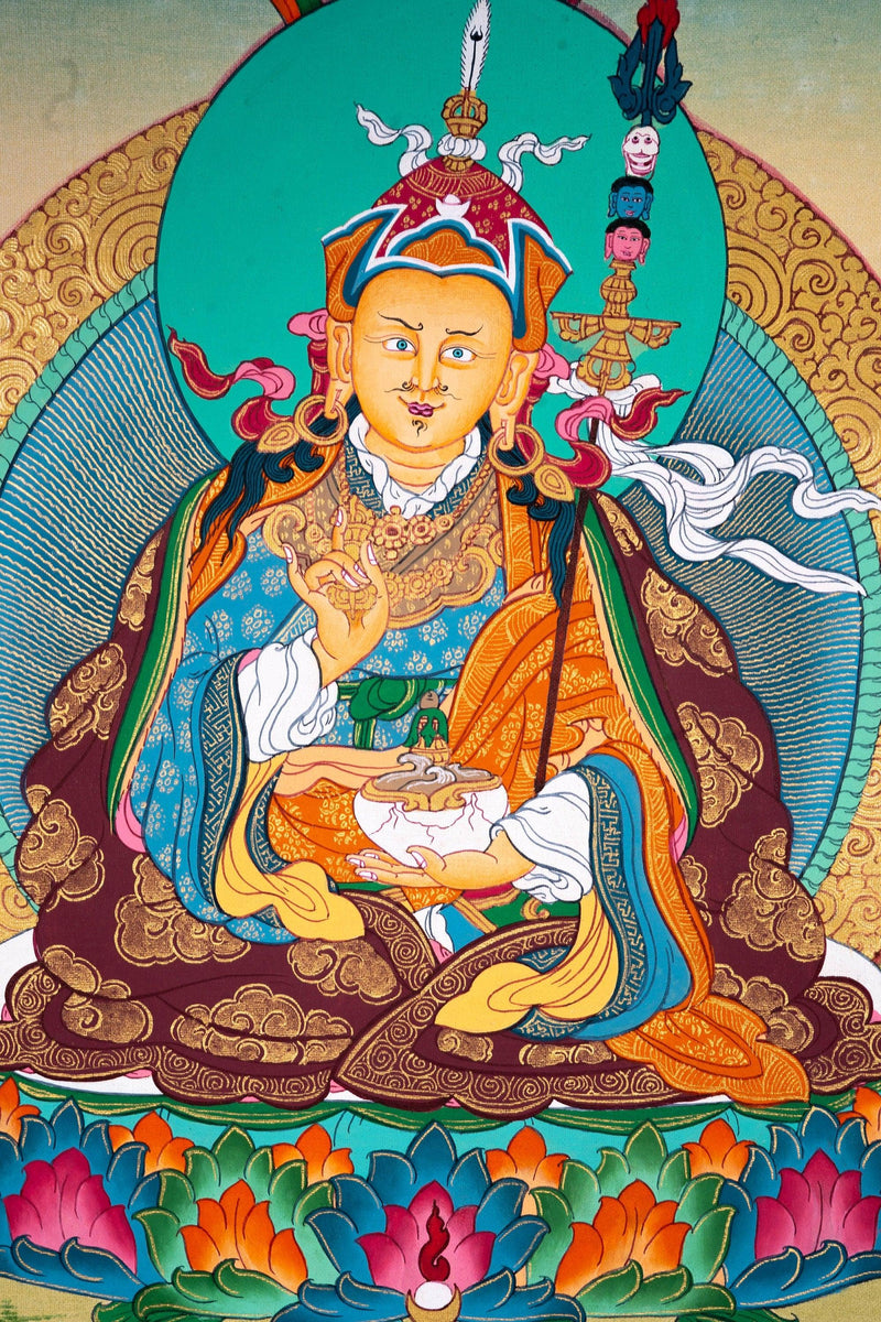Genuine Thangka of Padmasambhava - Guru Rinpoche