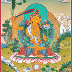 Genuine Hand Art Manjushri Thangka For Meditational Practice and Spiritual Gifts