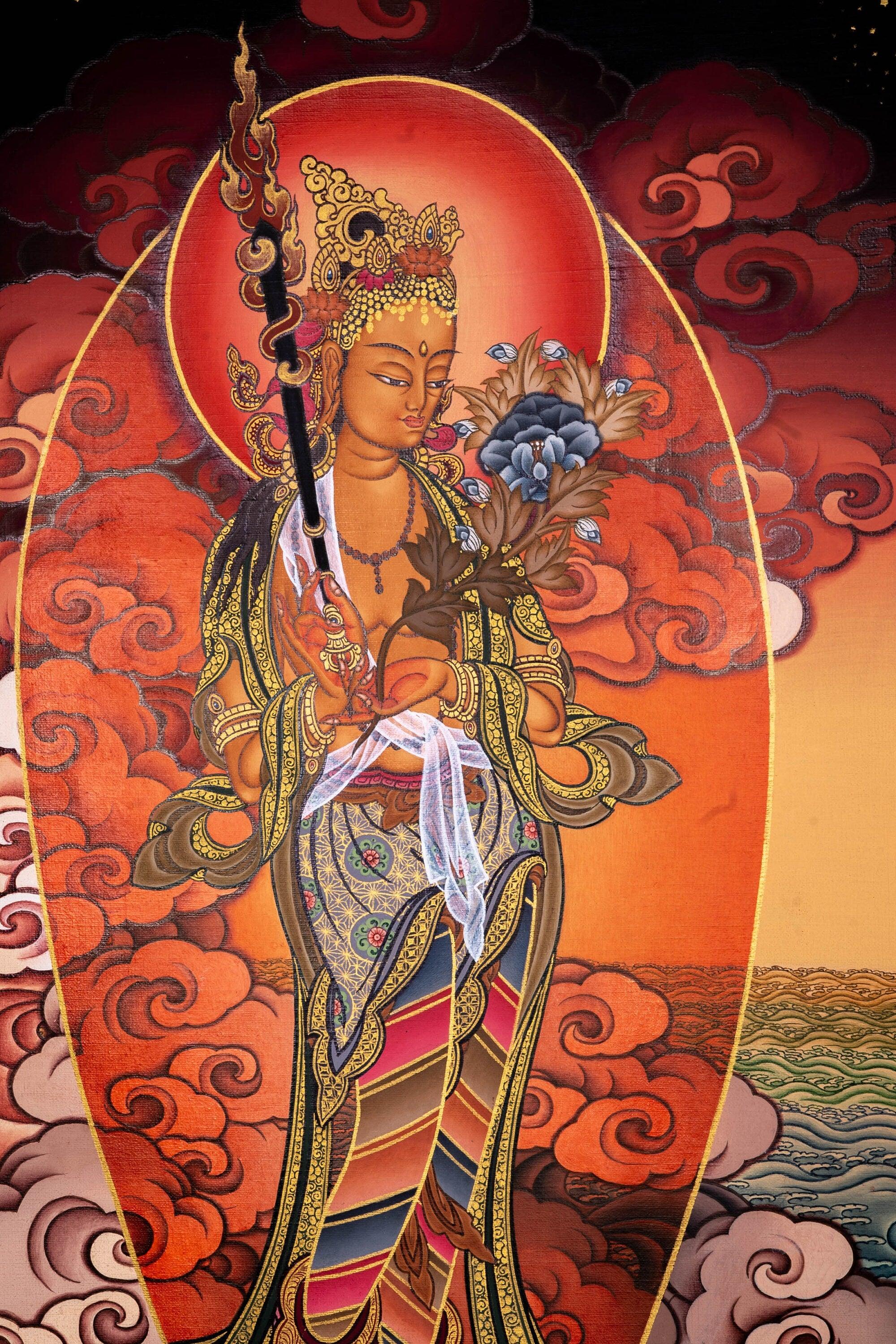 White Tara Bodhisattva Painting | Free Shipping