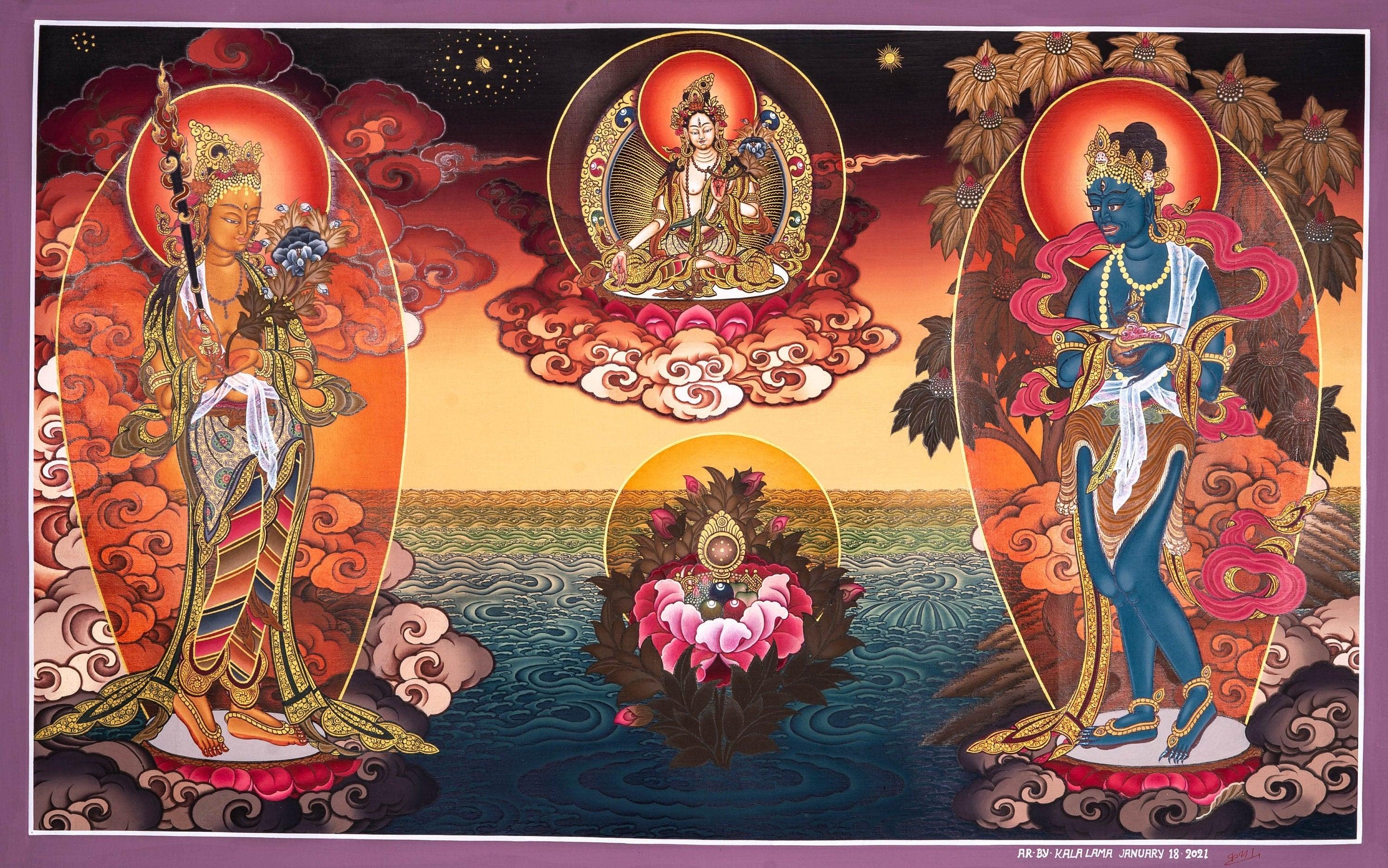 White Tara Bodhisattva Painting | Free Shipping