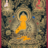 Beautiful Thangka Painting of Shakyamuni Buddha