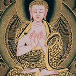 Beautiful Thangka Painting of Shakyamuni Buddha