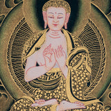 Beautiful Thangka Painting of Shakyamuni Buddha