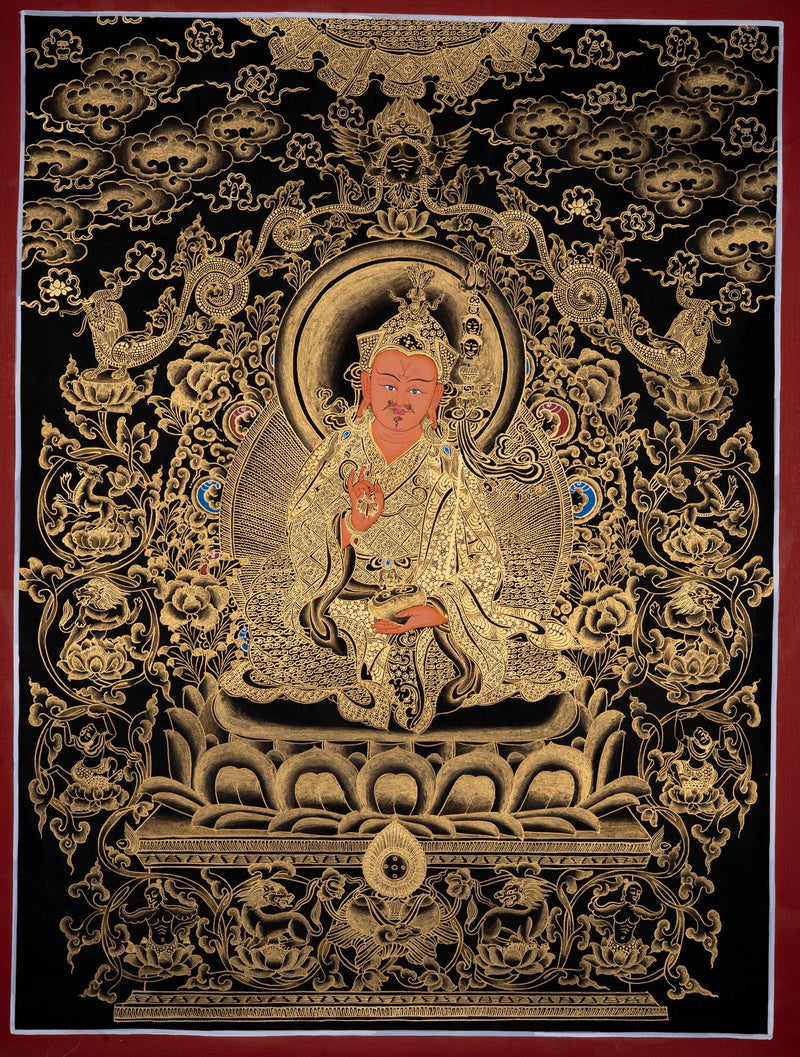 Guru Padmasambhava Thangka Art - Himalayas Shop