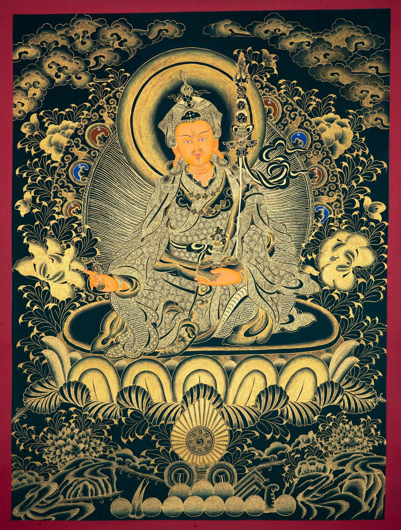 Guru Padmasambhava Thangka Art - Himalayas Shop