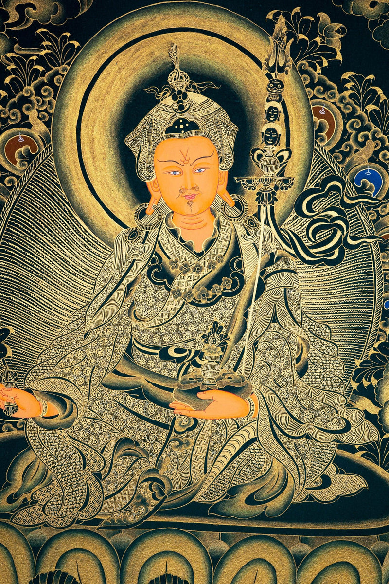 Guru Padmasambhava Thangka Art - Himalayas Shop