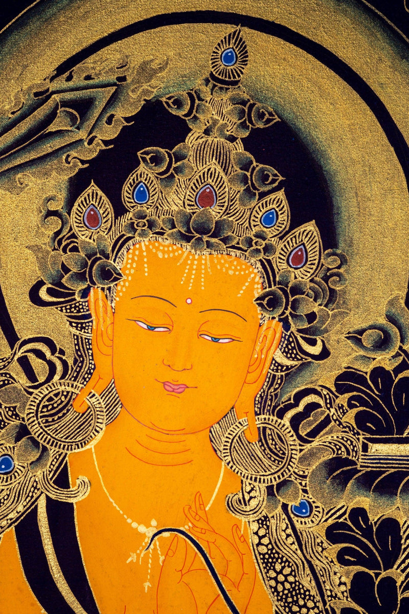 Manjushri Buddhist Deity for Wisdom and Compassion - Himalayas Shop