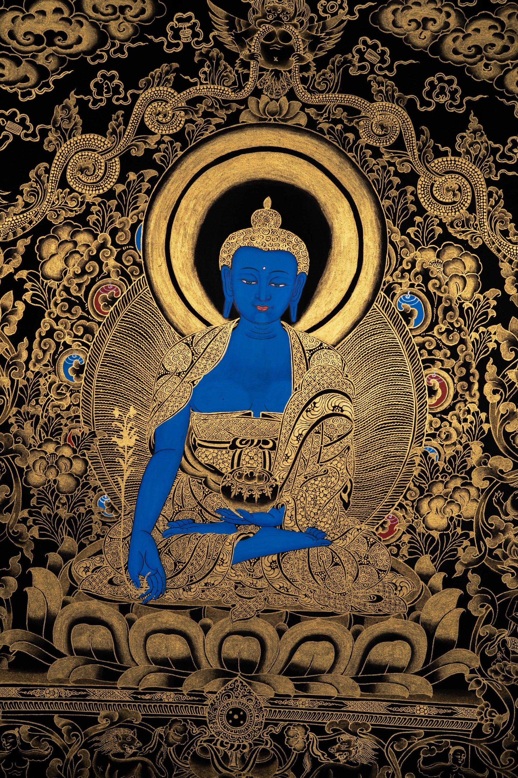 Medicine Buddha - Genuine Tibetan Arts - Himalayas Shop