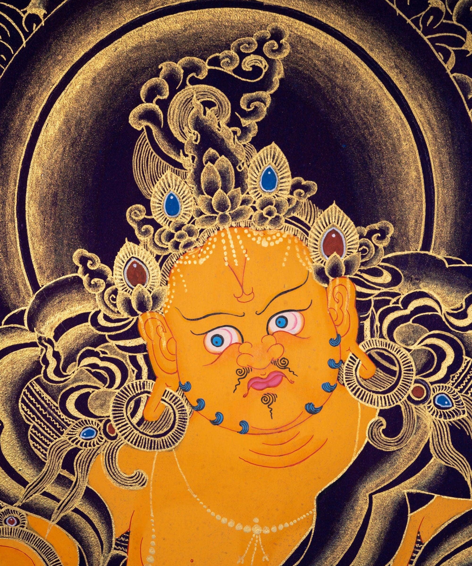 High quality Kuber Thangka - Himalayas Shop