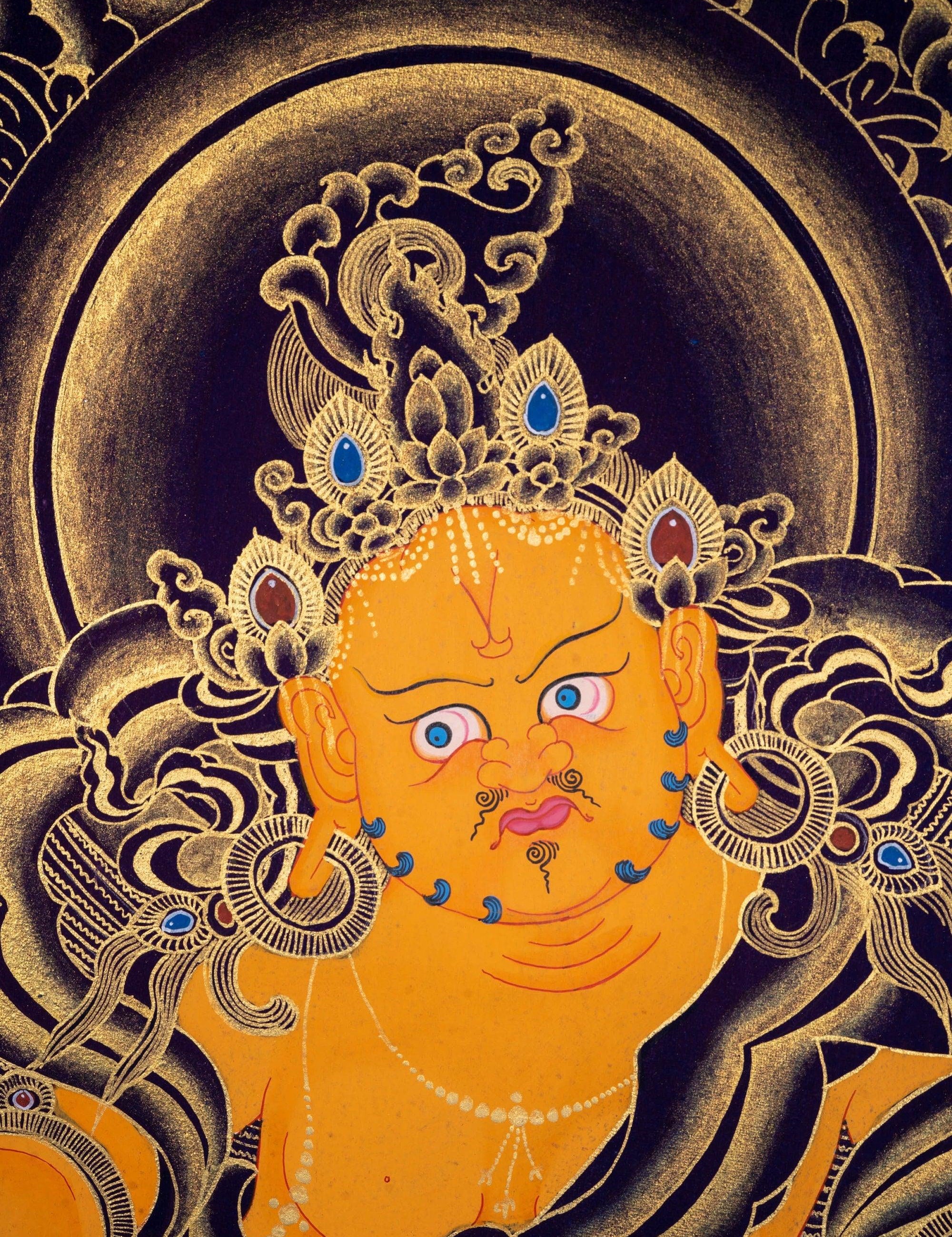 High quality Kuber Thangka - Himalayas Shop