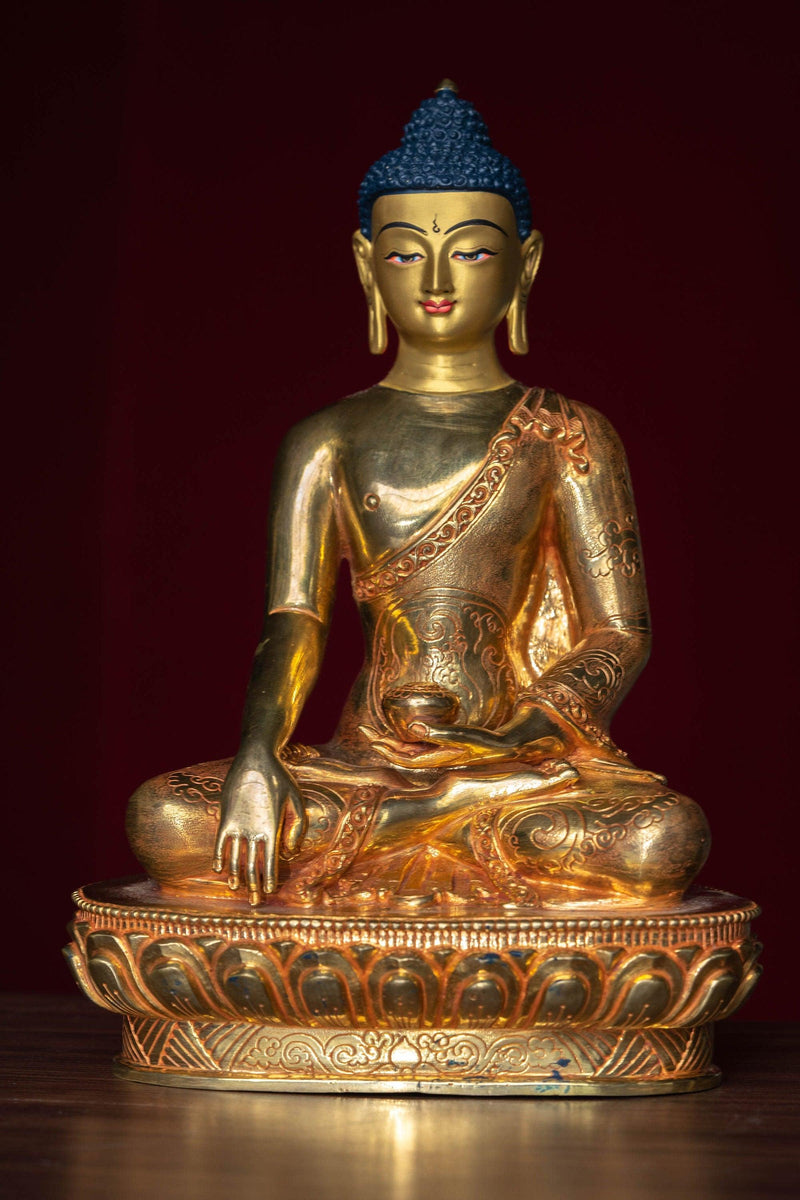 Handmade Shakyamuni Buddha statue - Himalayas Shop