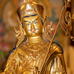Gold Plated Handmade Guru Padmasambhava Statue - Himalayas Shop