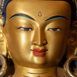 Gold Plated Bajrasattva Statue - Himalayas Shop