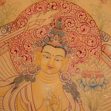 Genuine Hand Painting - Prajnaparmita, Manjushri thangka
