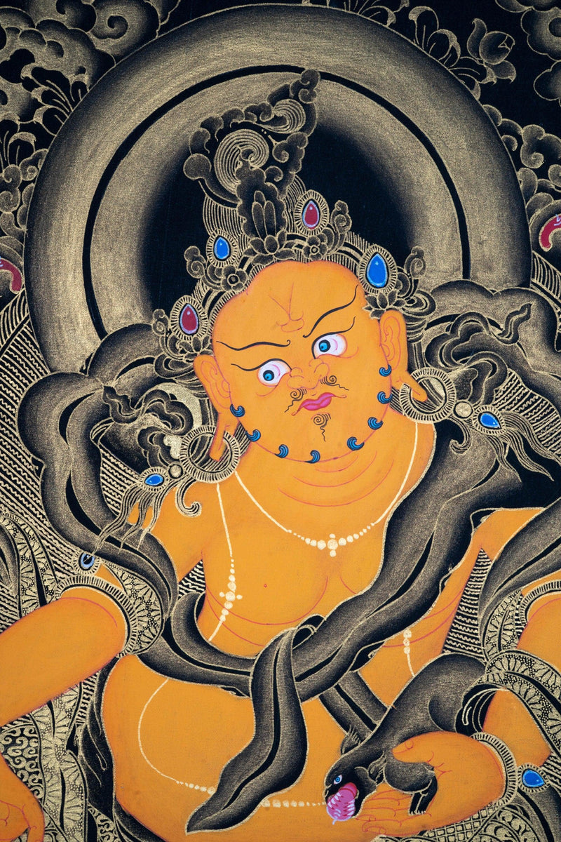 Kuber Thangka or Dzambala thangka