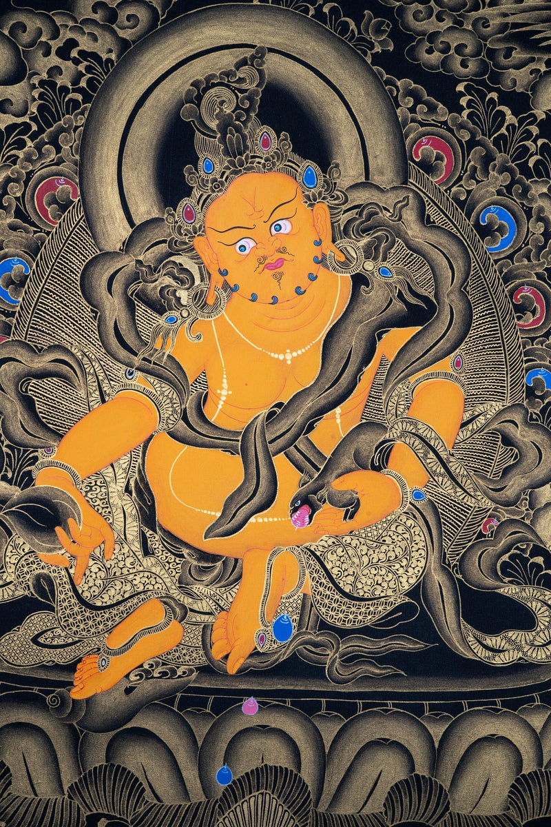 Kuber Thangka or Dzambala thangka