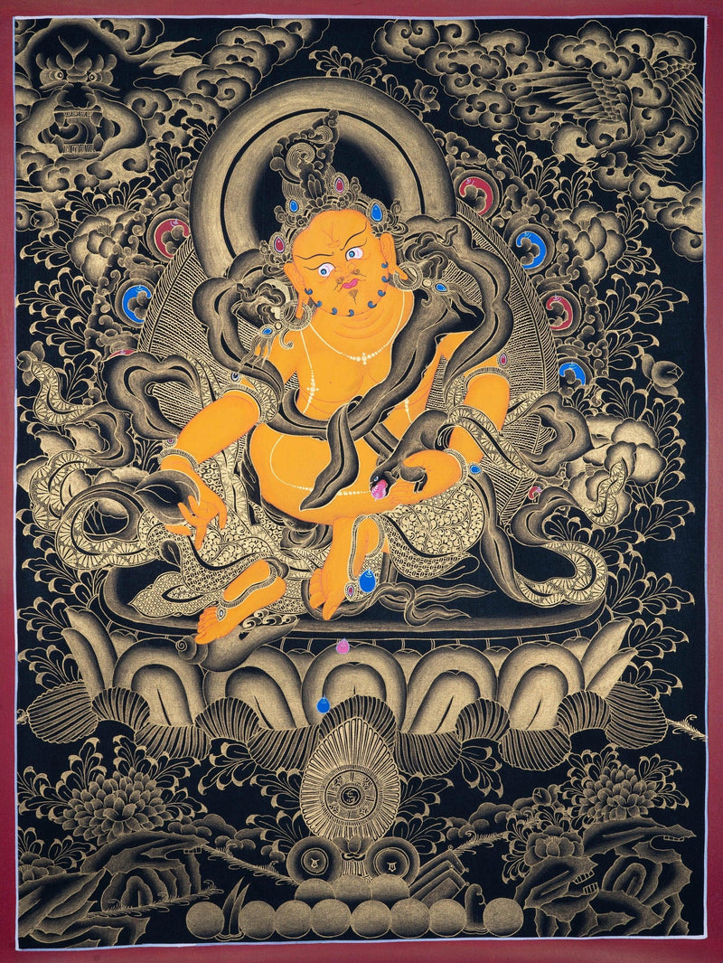 Kuber Thangka or Dzambala thangka