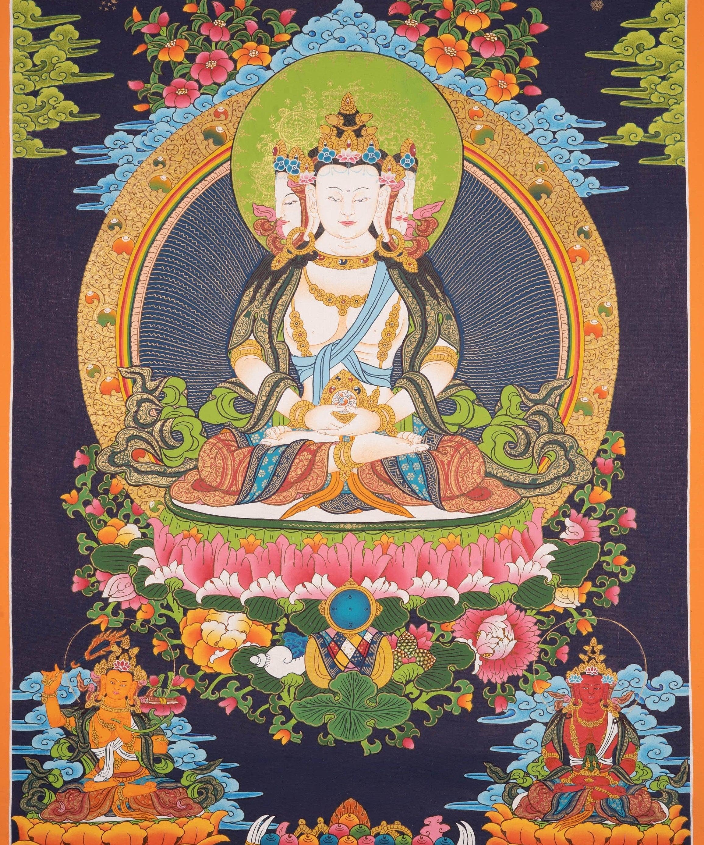 Namo Amitabho, Amitafo - Amitabha Buddha Thangka Painting
