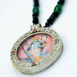 Ghau Thangka of Kali Deity - Pendant - Himalayas Shop