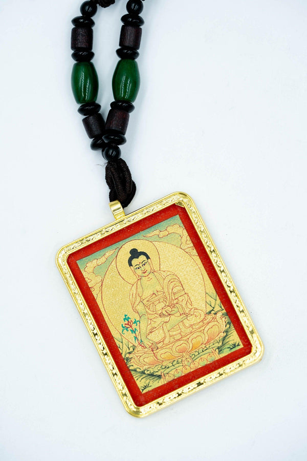 Medicine Buddha Ghau Thangka - Himalayas Shop