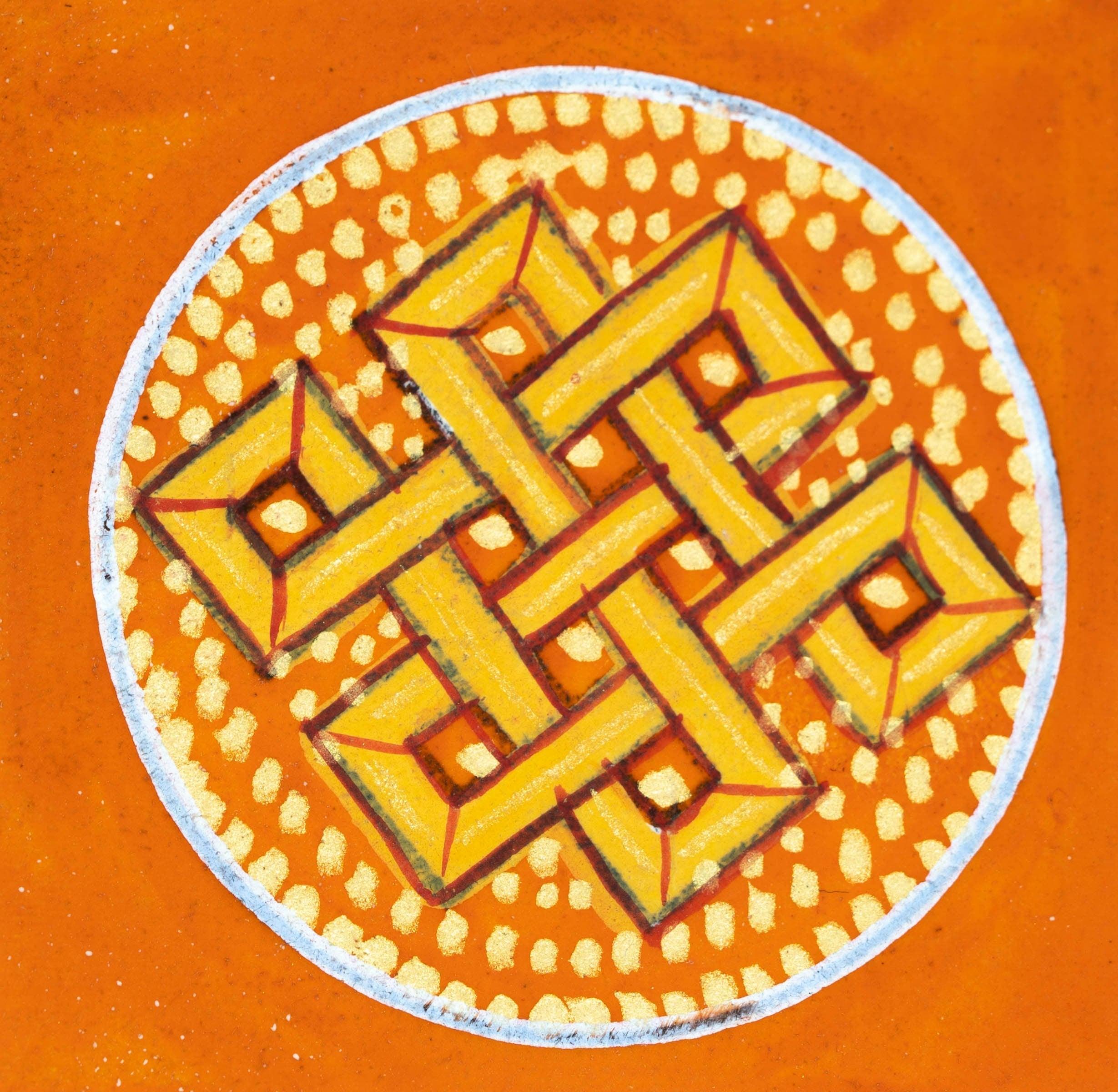 Endless Knot Mandala Ghau Thangka - Himalayas Shop