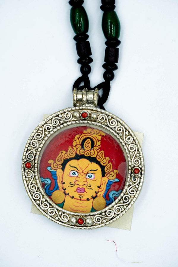 God of Wealth Ghau Thangka - Himalayas Shop