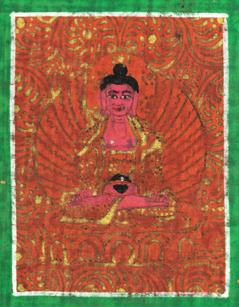 Amitabha Buddha Ghau Thangka - Himalayas Shop