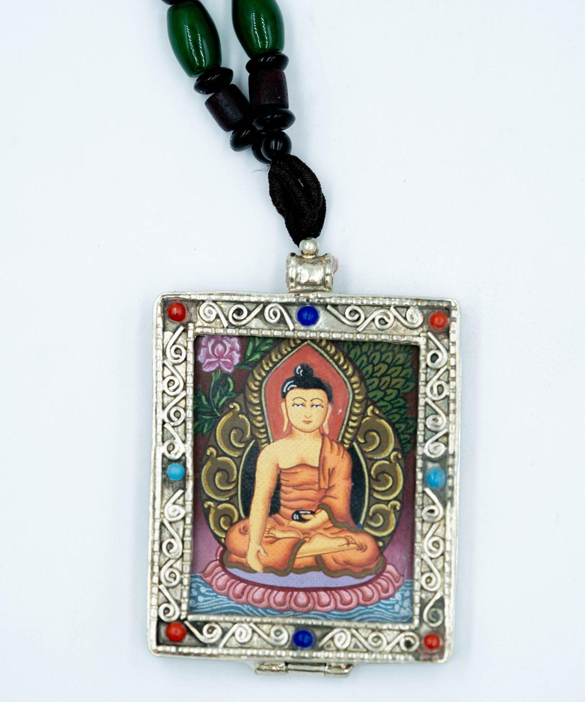 Fine Art Shakyamuni Buddha Ghau Thangka - Himalayas Shop