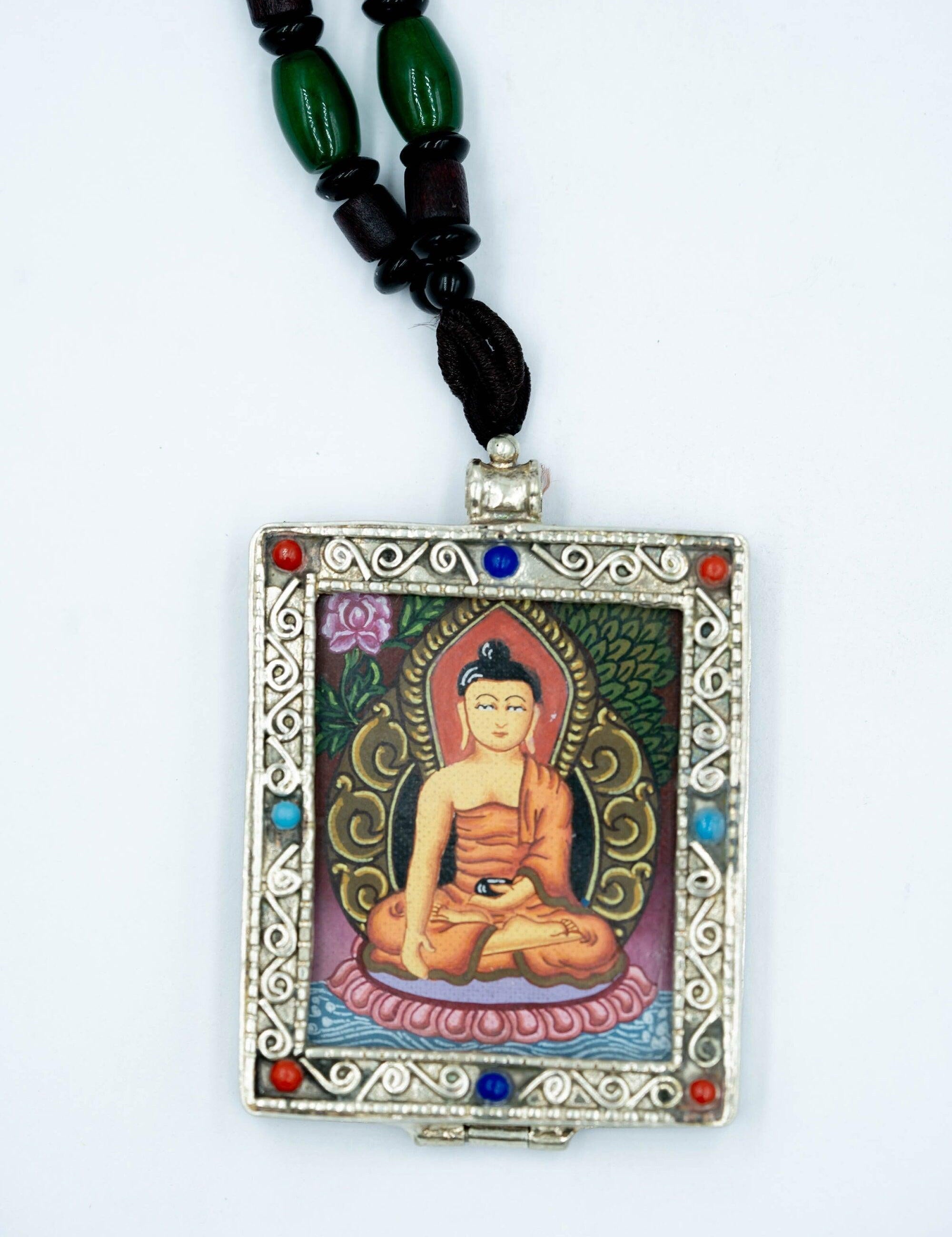 Fine Art Shakyamuni Buddha Ghau Thangka - Himalayas Shop