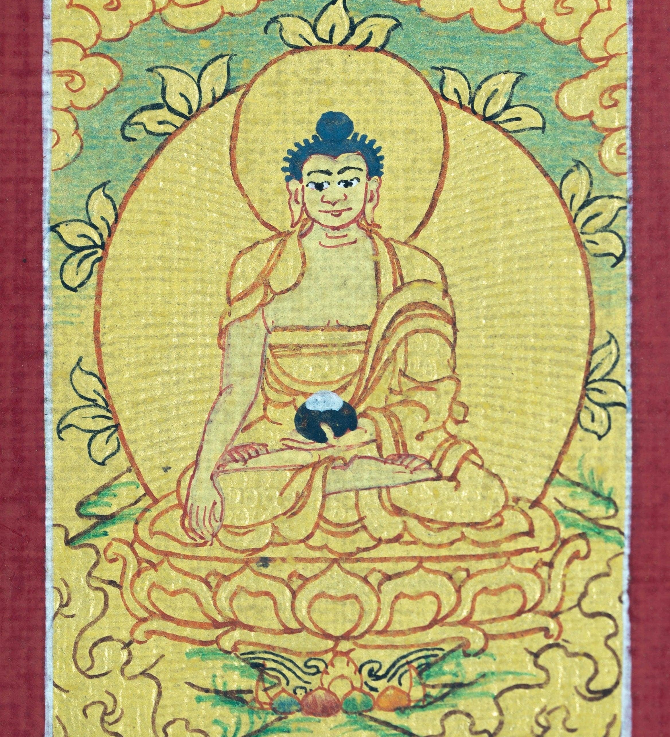 Enlighten Buddha Ghau Thangka - Himalayas Shop