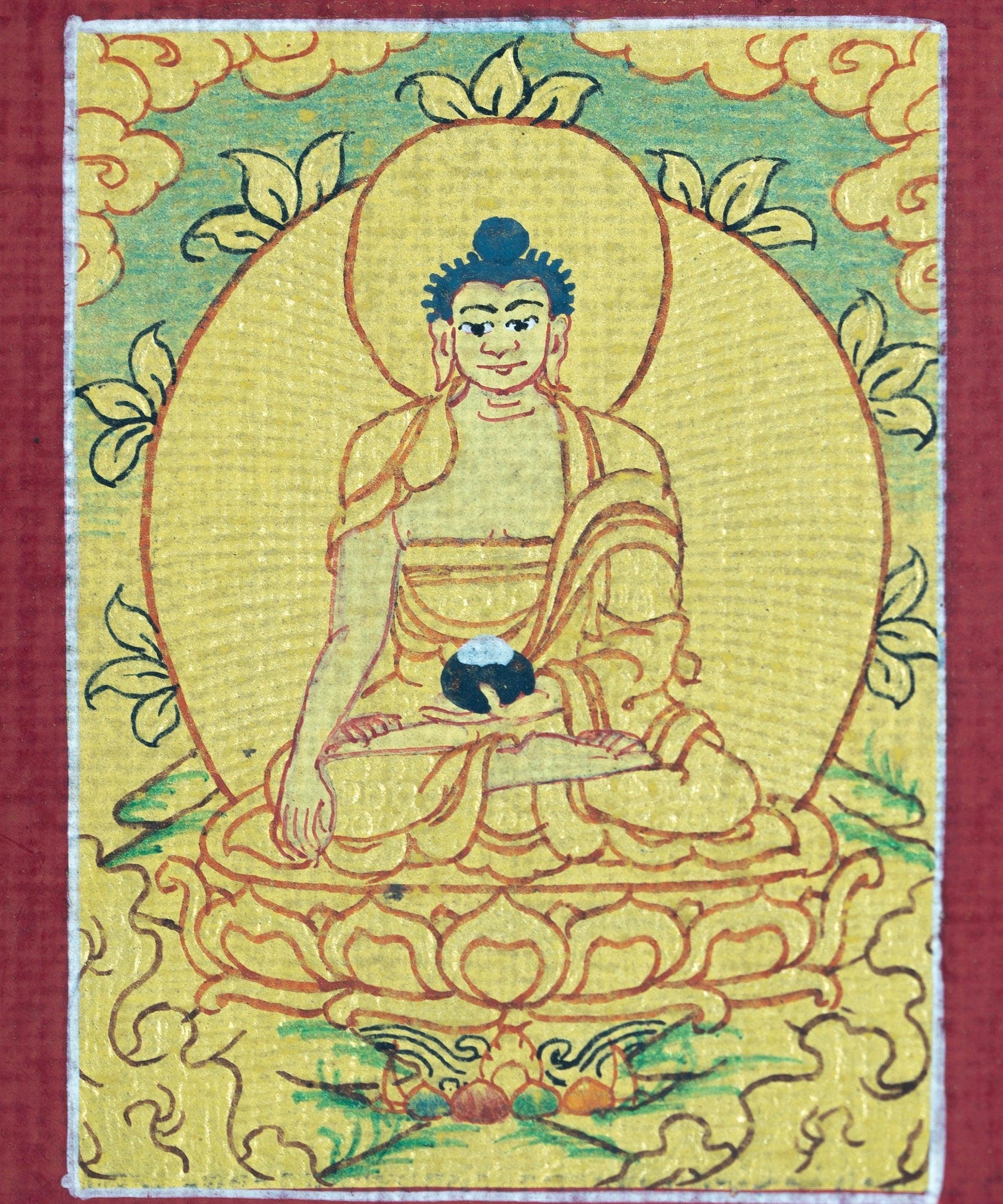 Enlighten Buddha Ghau Thangka - Himalayas Shop