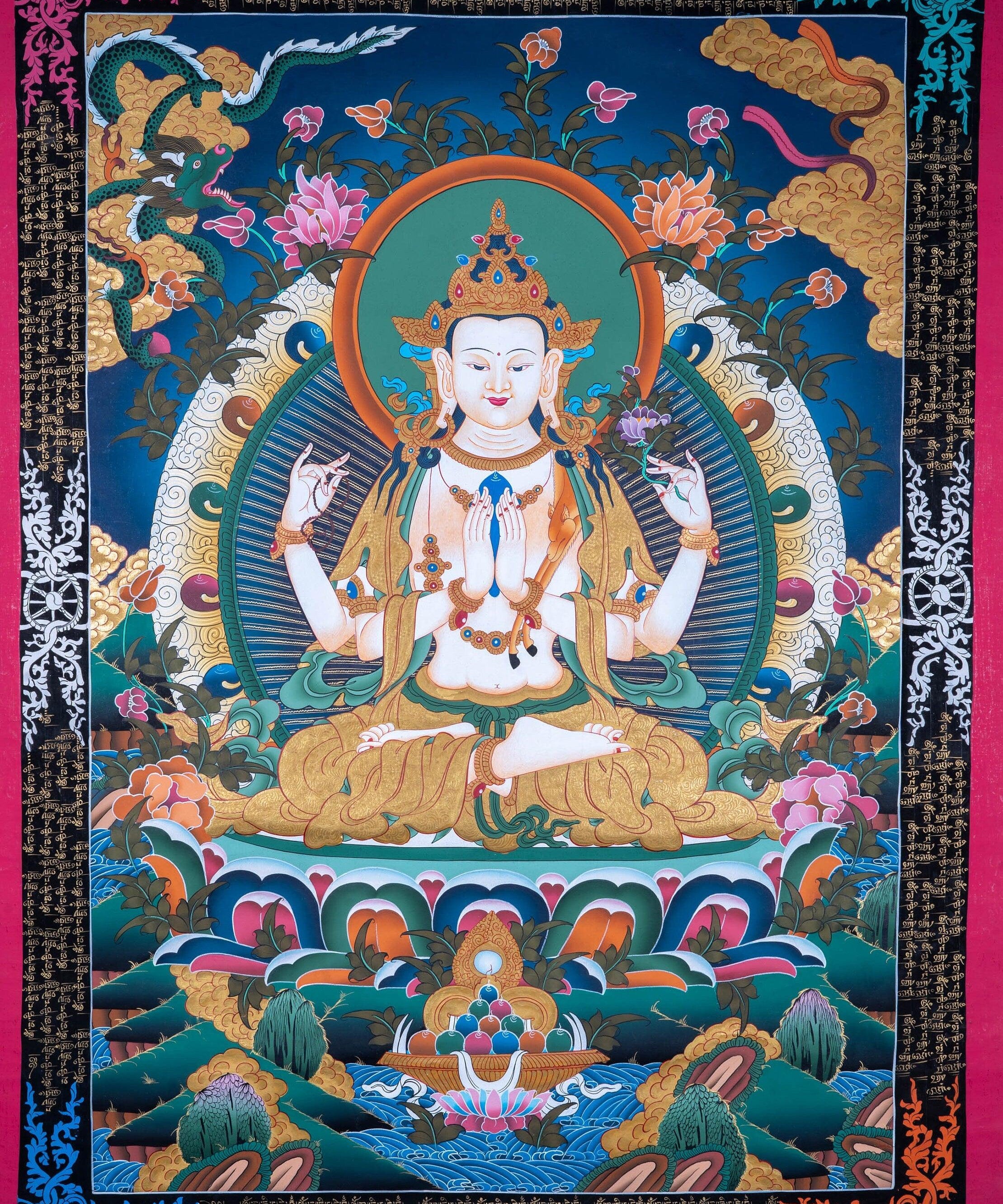 4 arm Chenrezig - Himalayas Shop