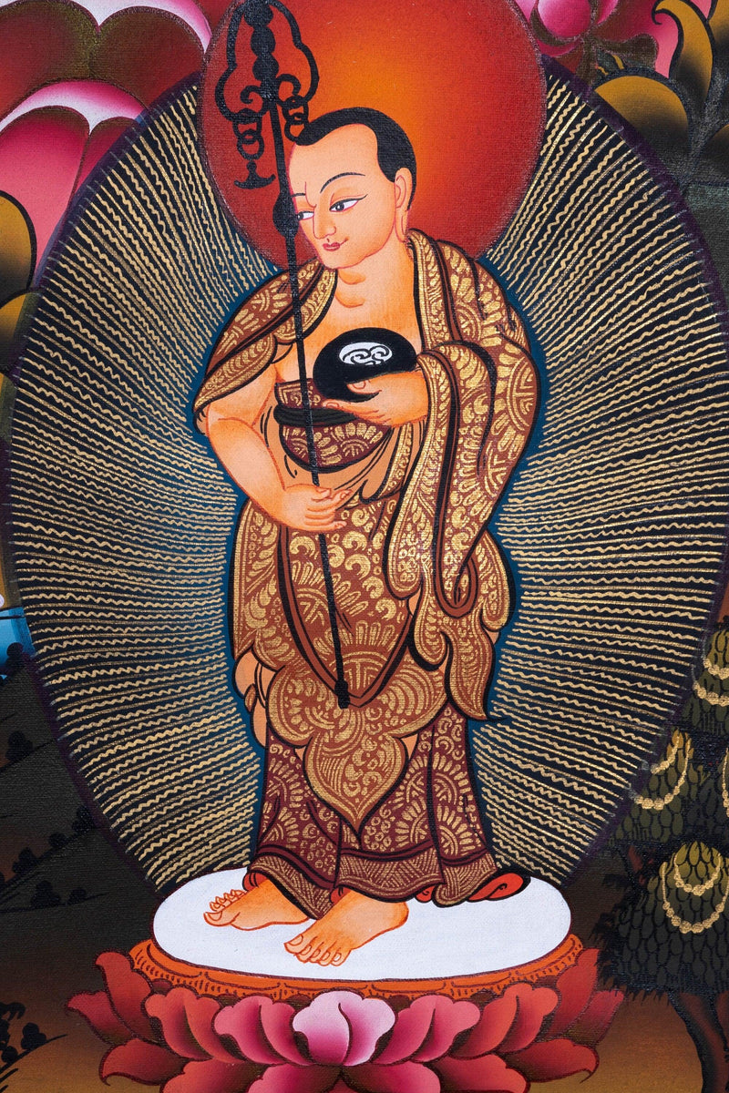 High Quality Shakyamuni Buddha Thangka - Himalayas Shop