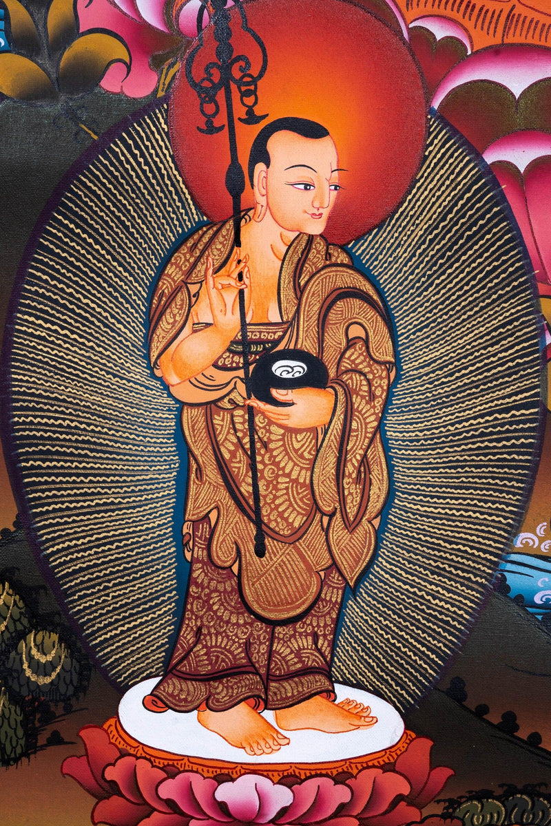 High Quality Shakyamuni Buddha Thangka - Himalayas Shop