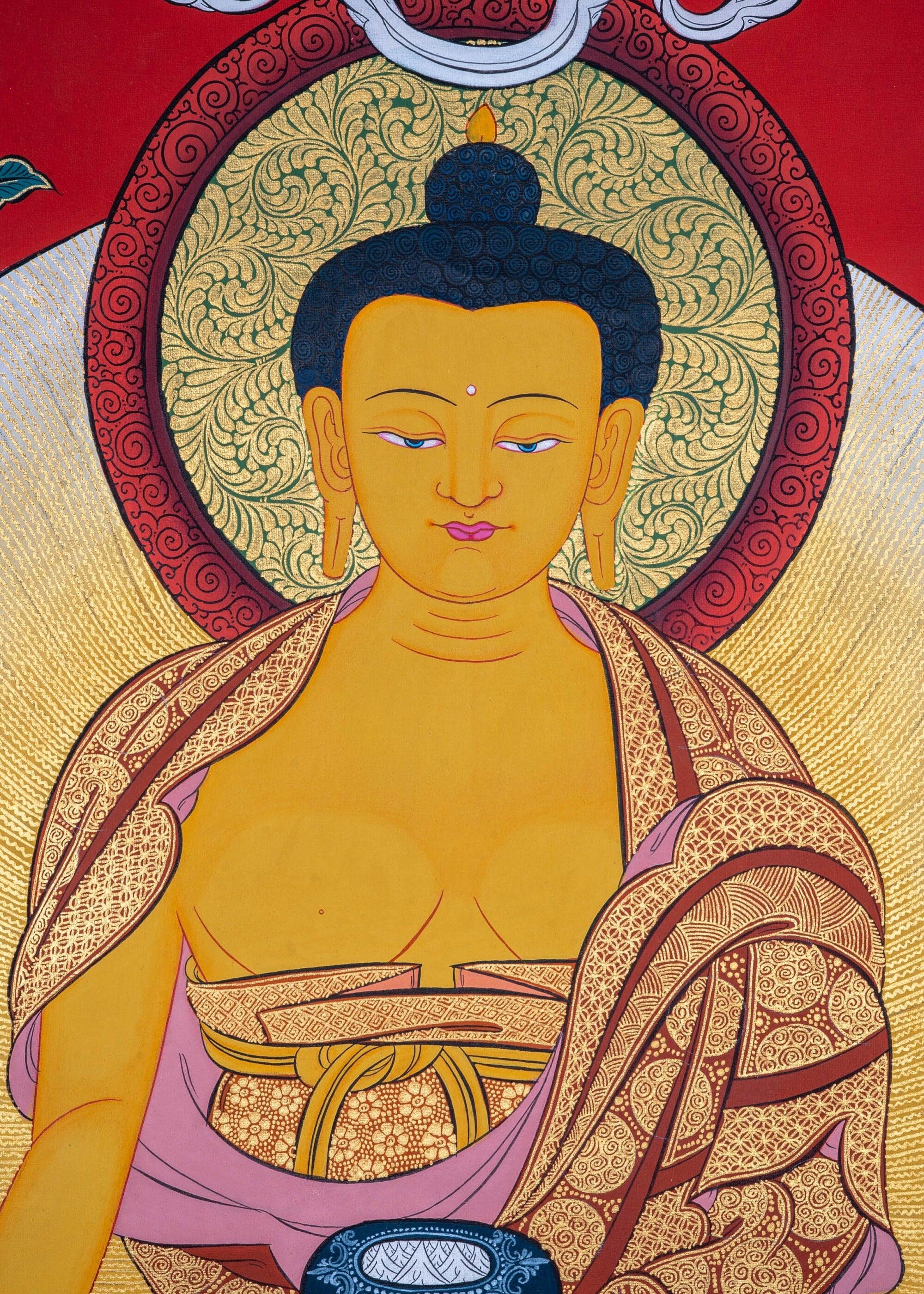 Shakyamuni Buddha Thangka - Himalayas Shop