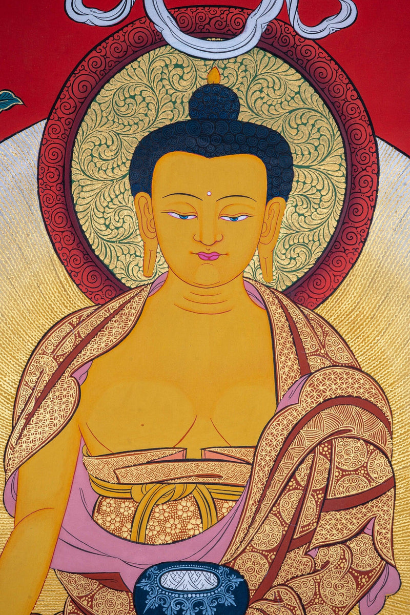 Shakyamuni Buddha Thangka - Himalayas Shop