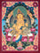 Zambala the god of wealth and fortune thangka painting