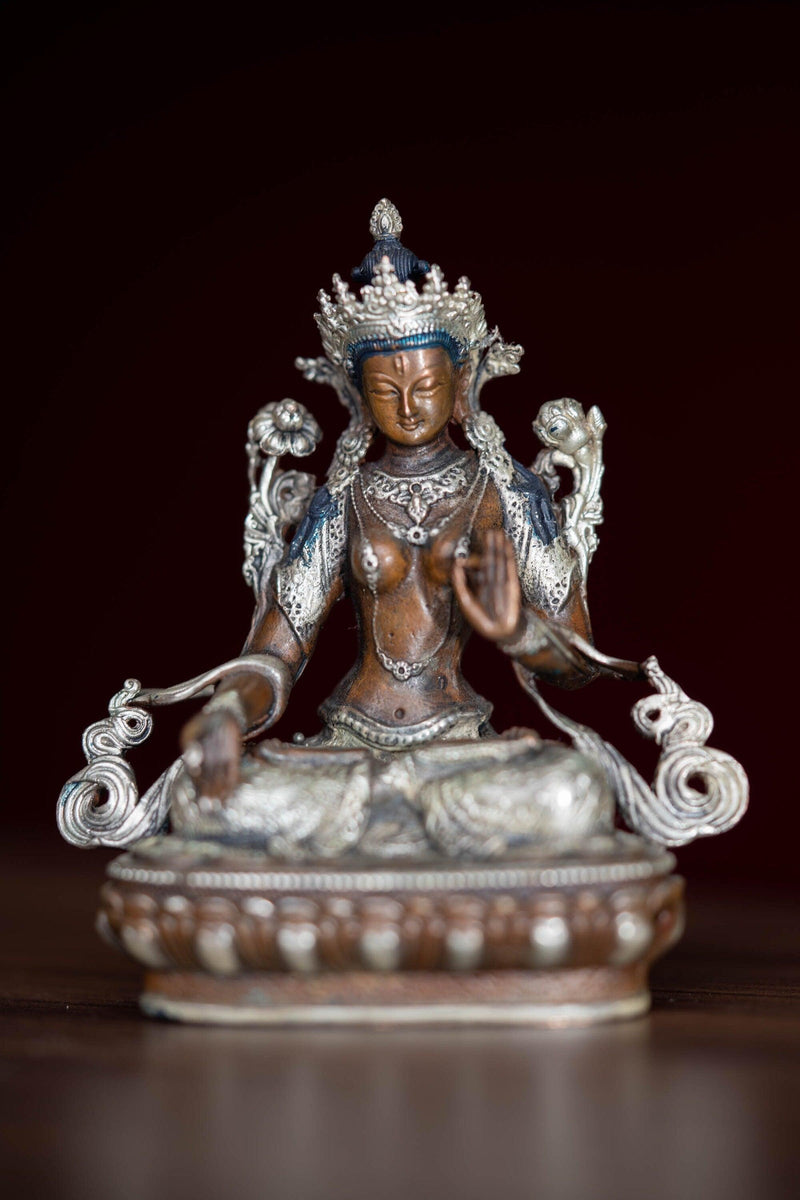 White Tara Statue - Himalayas Shop