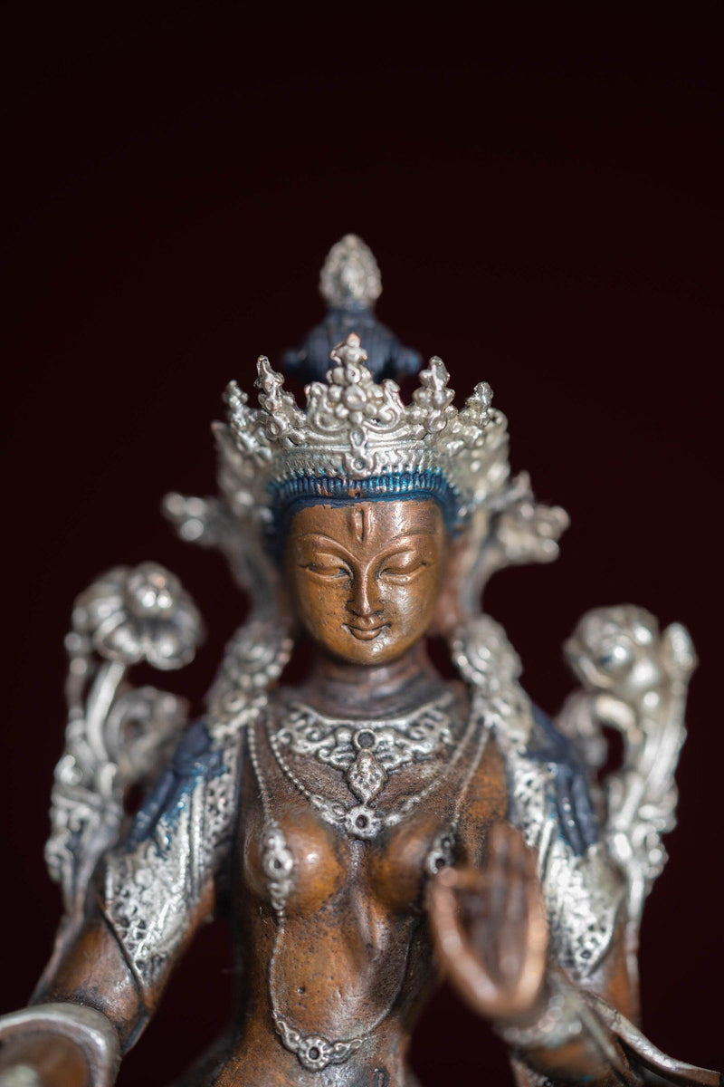 White Tara Statue - Himalayas Shop