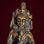 Antique collection piece of Bajrasattwa buddhist deity with detail metal craft work