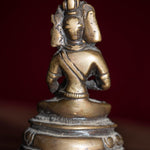 Antique collection piece of Bajrasattwa buddhist deity with detail metal craft workAntique collection piece of Bajrasattwa buddhist deity with detail metal craft work