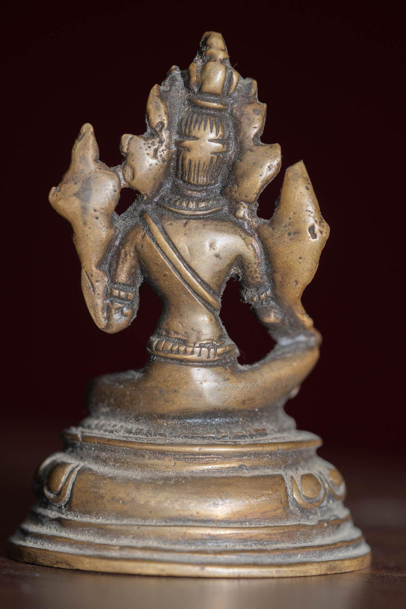 White tara mini size handmade copper statue for altar , decoration , home and gifts