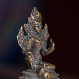 White tara mini size handmade copper statue for altar , decoration , home and gifts