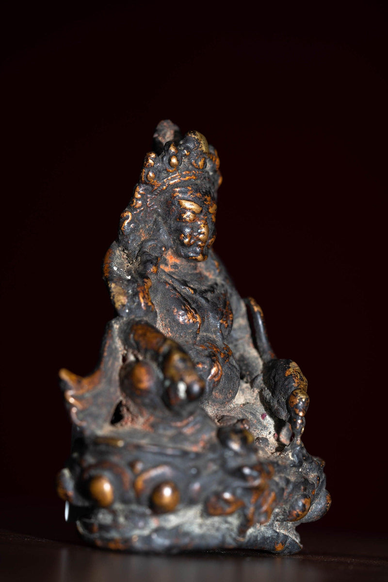 Authentic antique statue of Zambala- The god of Wealth and fortune