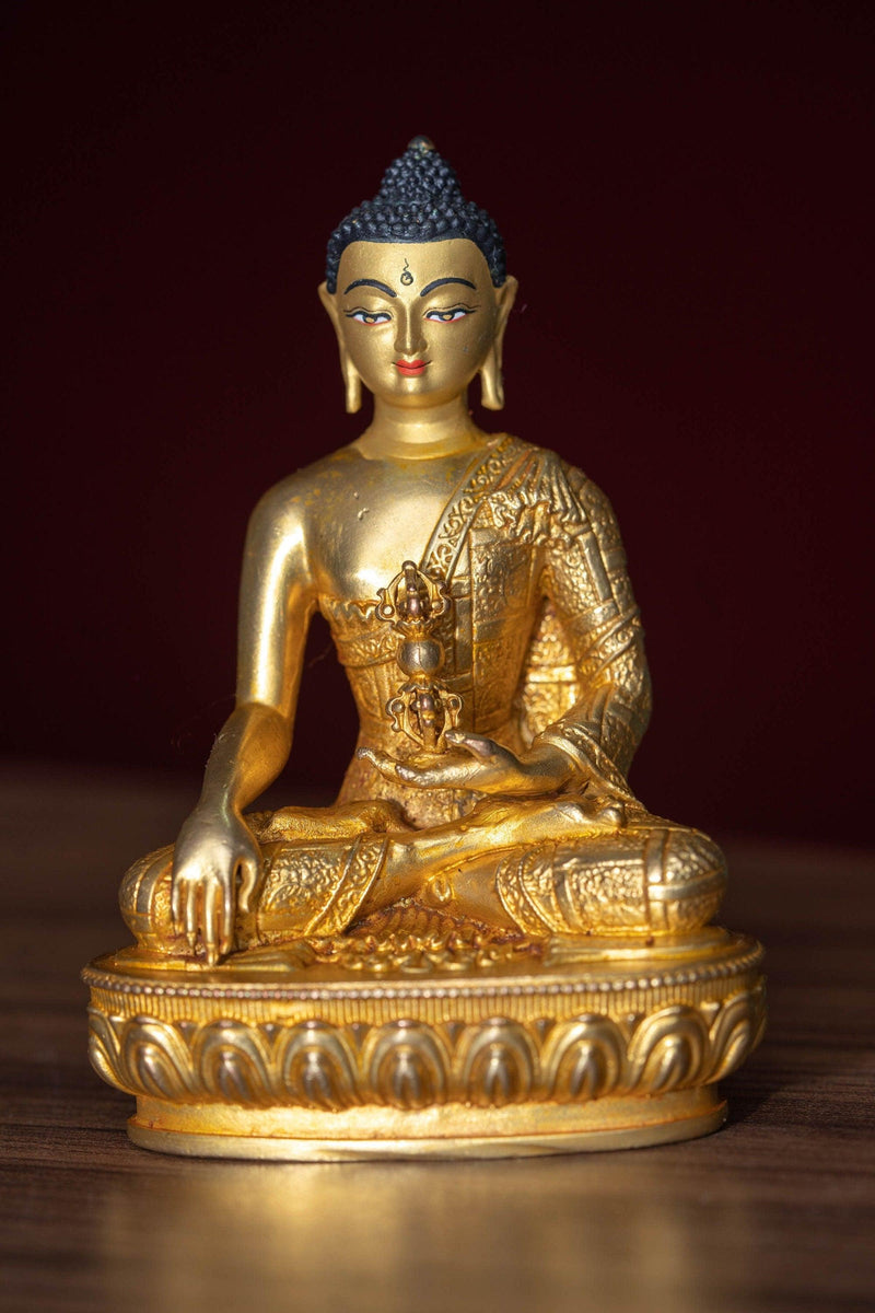 Ashokbhya Buddha- 5 Dhyani Buddha gold statue collection