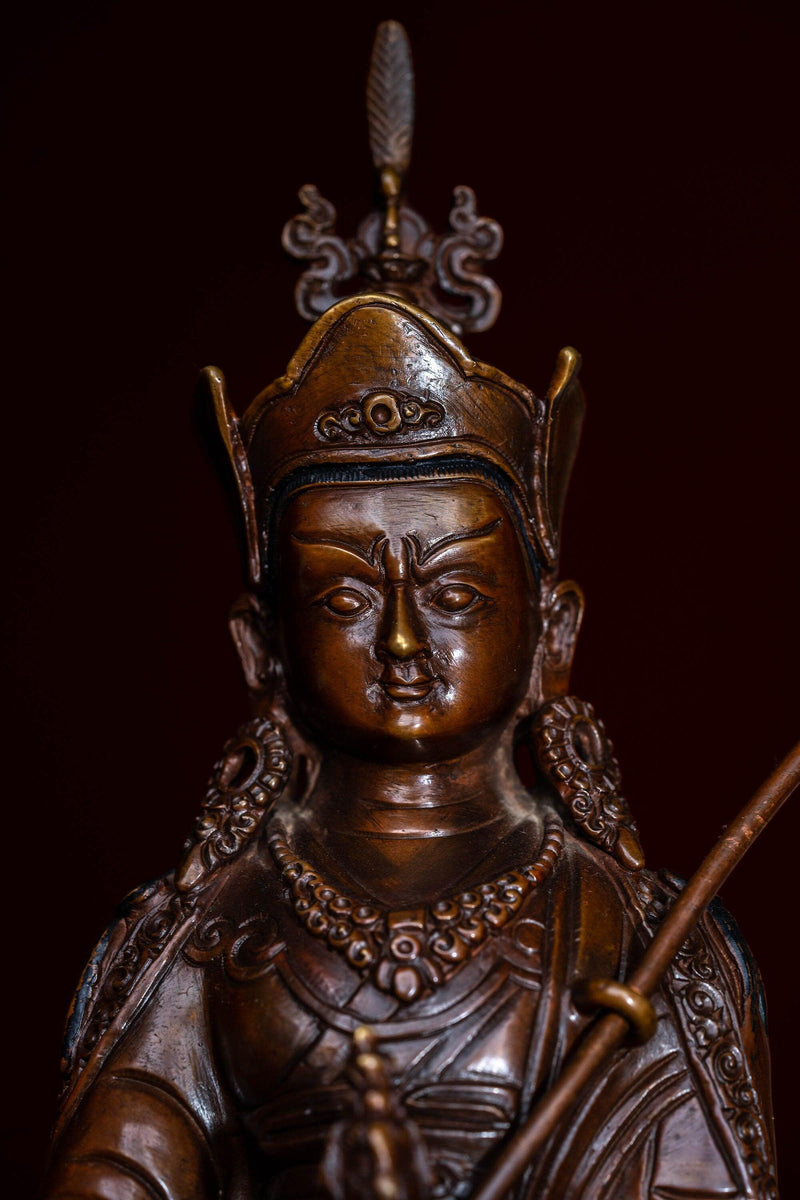 Copper Guru Rinpoche Statue for the collection piece