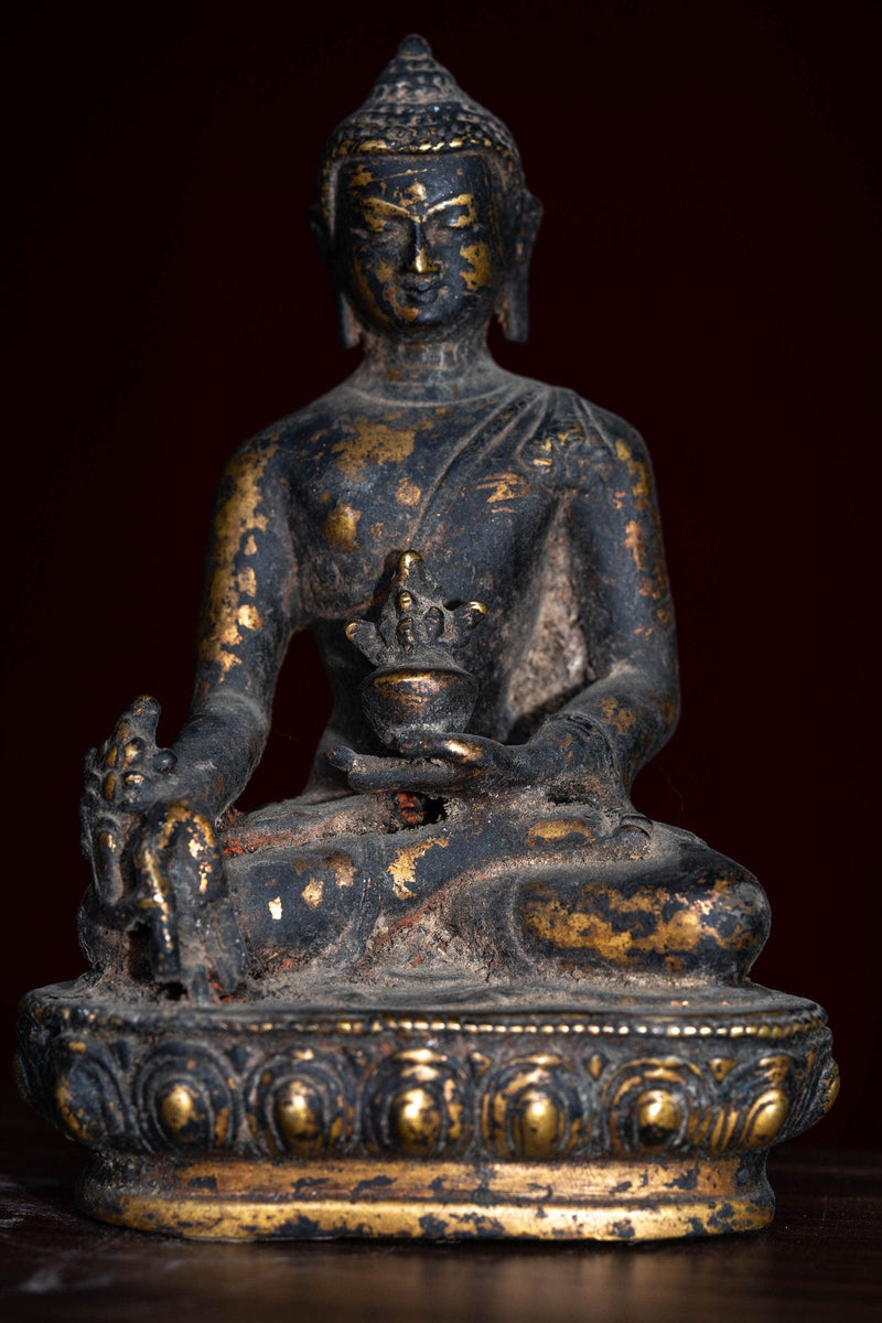 Antique Buddha Statue of Shakyamuni Buddha
