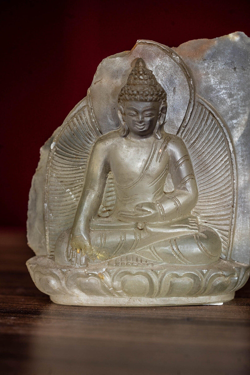 Shakyamuni Buddha  Crystal Statue