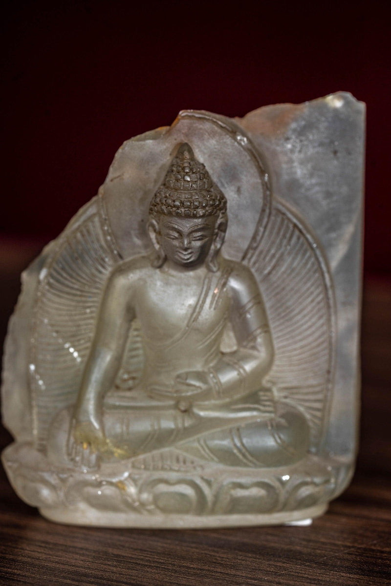 Shakyamuni Buddha  Crystal Statue