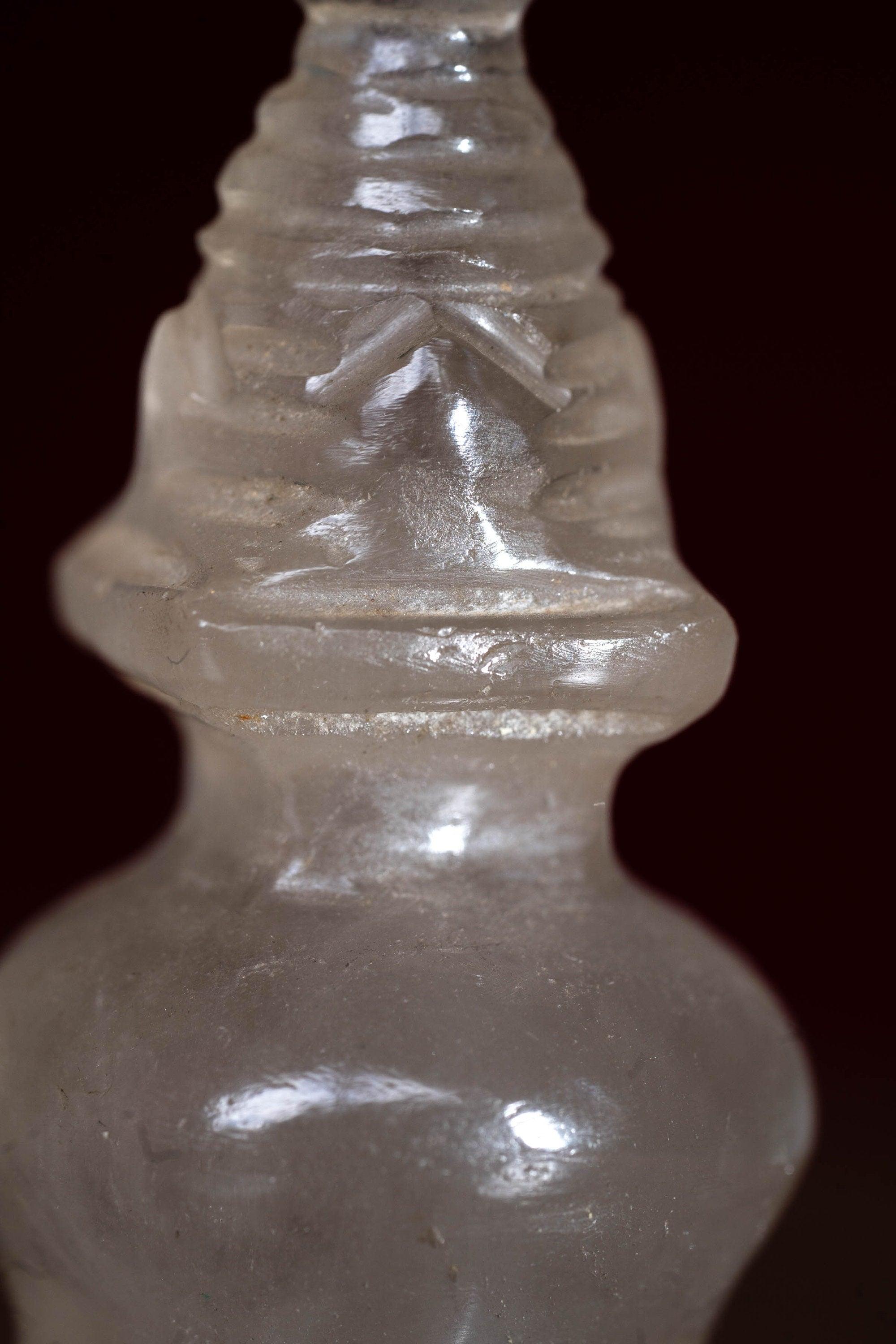 Crystal Stupa small size hand carving